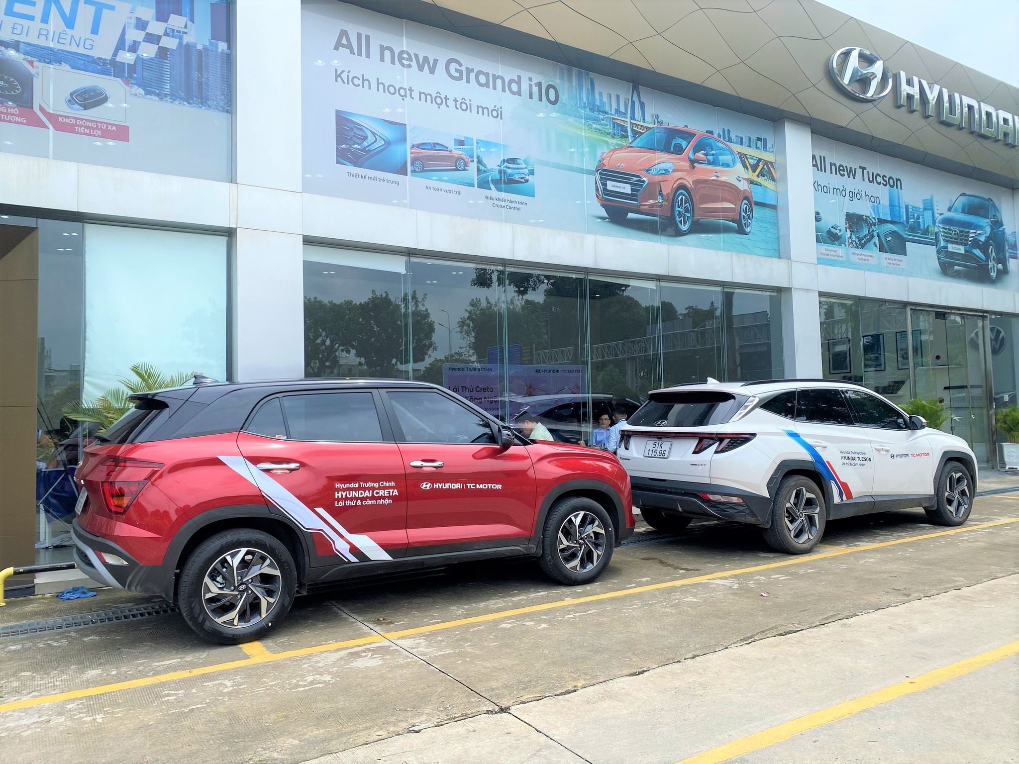 Hyundai Trường chinh | Xe lái thử tại đại lý hyundai trường chinh