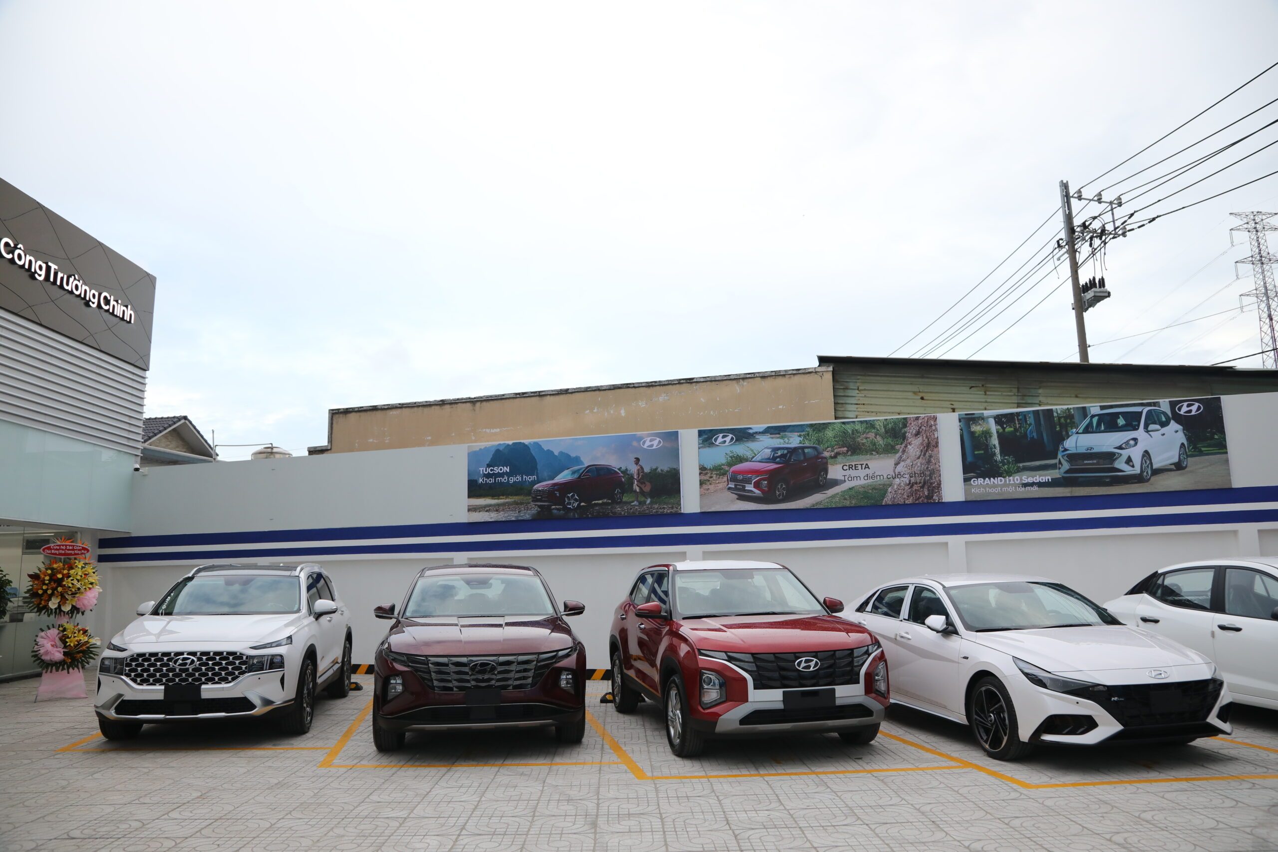 hyundai bình tân | bãi đỗ xe tại hyundai bình tân